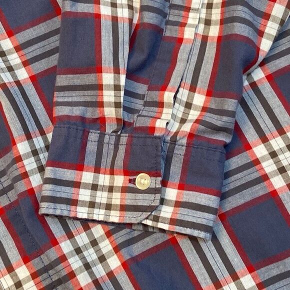 Wrangler Authentic Western Dark Pearl Snap Long Sleeve Button Down Shirt Men 2XL - Picture 7 of 12